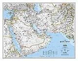 Carte (de géographie) National Geographic Middle East Wall Map - Classic (30.25 X 23.5 In) de National Geographic Maps