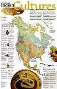 Carte (de géographie) National Geographic North American Indian Cultures Wall Map (23.25 X 35.75 In) de National Geographic Maps