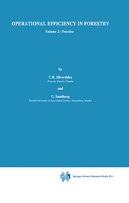 Livre Relié Operational Efficiency in Forestry de B. Sundberg, C. R. Silversides
