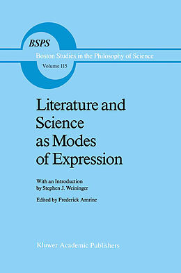 Fester Einband Literature and Science as Modes of Expression von 