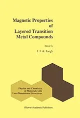 Fester Einband Magnetic Properties of Layered Transition Metal Compounds von