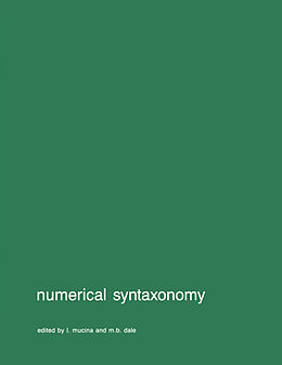 Fester Einband Numerical syntaxonomy von 