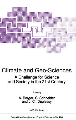 Fester Einband Climate and Geo-Sciences von 
