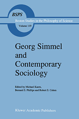 Fester Einband Georg Simmel and Contemporary Sociology von 