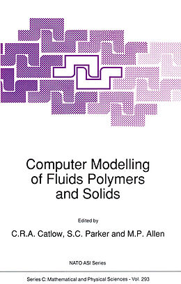 Fester Einband Computer Modelling of Fluids Polymers and Solids von 