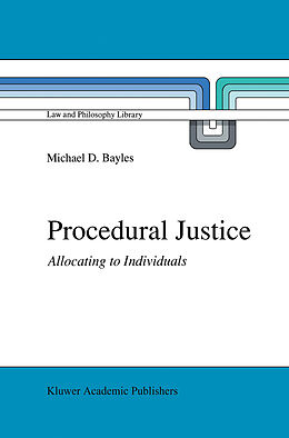 Fester Einband Procedural Justice von M. E. Bayles