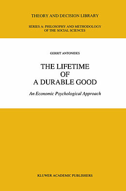 Livre Relié The Lifetime of a Durable Good de G. Antonides