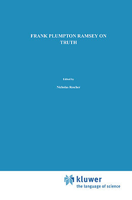 Livre Relié On Truth de Frank Plumpton Ramsey