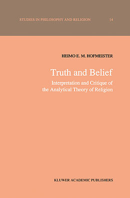 Livre Relié Truth and Belief de H. E. Hofmeister