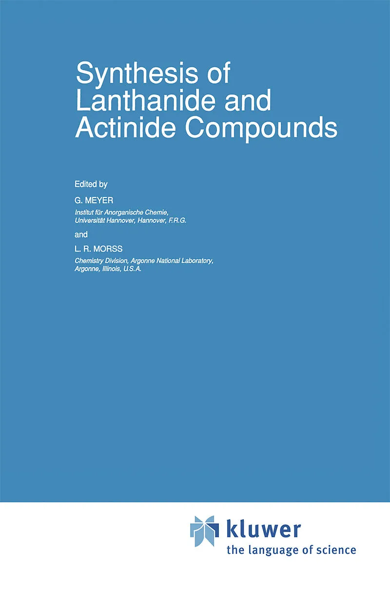 Synthesis of Lanthanide and Actinide Compounds