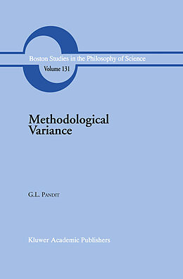 Fester Einband Methodological Variance von G. L. Pandit