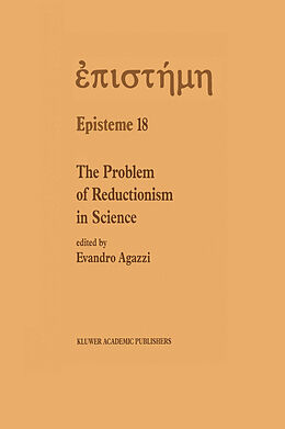 Livre Relié The Problem of Reductionism in Science de 