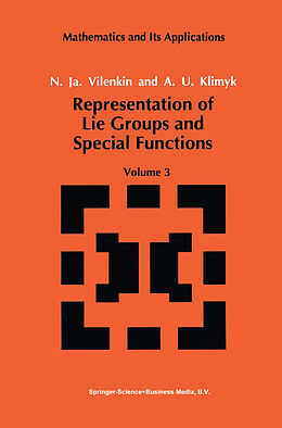 Fester Einband Representation of Lie Groups and Special Functions von A. U. Klimyk, N. Ja. Vilenkin