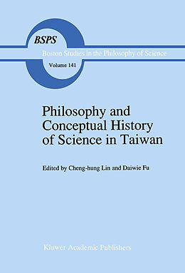 Fester Einband Philosophy and Conceptual History of Science in Taiwan von 