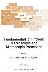 Fester Einband Fundamentals of Friction von