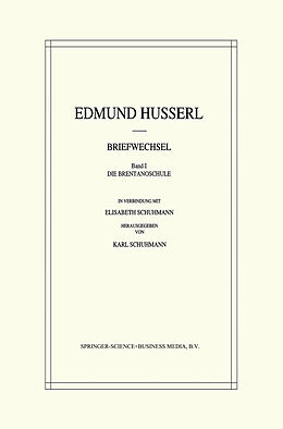 Fester Einband Edmund Husserl Briefwechsel von Edmund Husserl, Karl Schuhmann