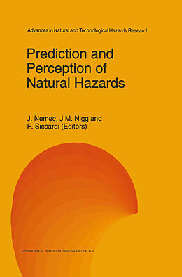 Fester Einband Prediction and Perception of Natural Hazards von 
