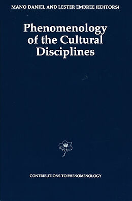 Livre Relié Phenomenology of the Cultural Disciplines de 