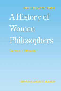 Kartonierter Einband A History of Women Philosophers von 