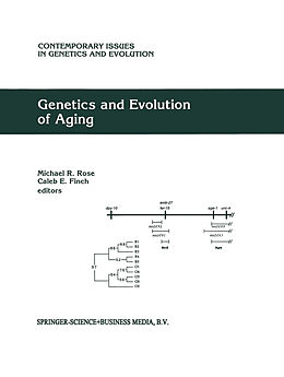 Livre Relié Genetics and Evolution of Aging de 