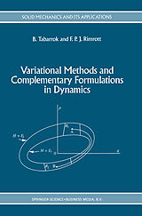 Fester Einband Variational Methods and Complementary Formulations in Dynamics von F. P. Rimrott, C. Tabarrok