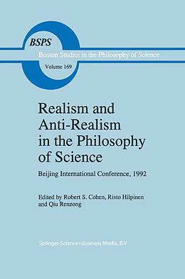 Livre Relié Realism and Anti-Realism in the Philosophy of Science de Jen-Tsung Chiu, Beijing International Conference on Phil