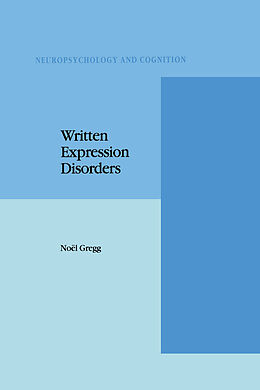 Fester Einband Written Expression Disorders von N. Gregg