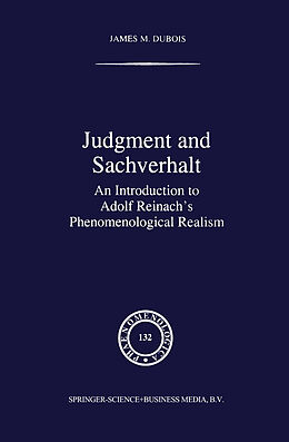 Livre Relié Judgment and Sachverhalt de J. M. Dubois