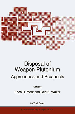 Fester Einband Disposal of Weapon Plutonium von 