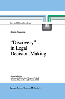 Fester Einband `Discovery' in Legal Decision-Making von B. Anderson