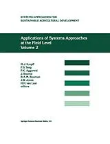 Fester Einband Applications of Systems Approaches at the Field Level von