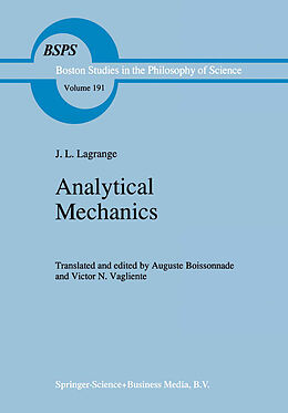Livre Relié Analytical Mechanics de J. L. Lagrange