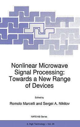 Fester Einband Nonlinear Microwave Signal Processing: Towards a New Range of Devices von 