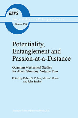 Livre Relié Potentiality, Entanglement and Passion-at-a-Distance de 