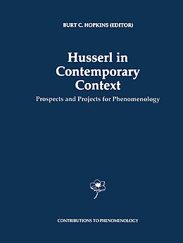 Livre Relié Husserl in Contemporary Context de 