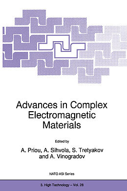 Fester Einband Advances in Complex Electromagnetic Materials von 
