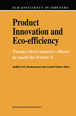 Livre Relié Product Innovation and Eco-Efficiency de 