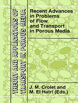 Livre Relié Recent Advances in Problems of Flow and Transport in Porous Media de 