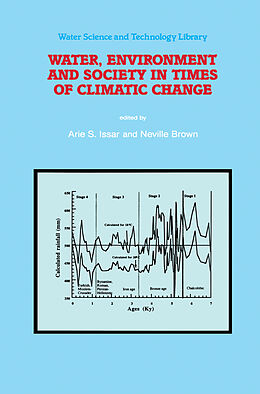 Fester Einband Water, Environment and Society in Times of Climatic Change von 