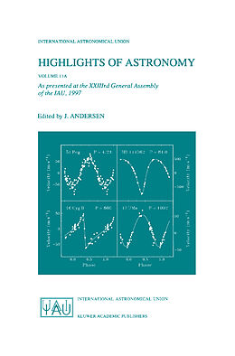 Fester Einband Highlights of Astronomy, Volume 11A von 