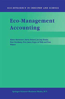 Fester Einband Eco-Management Accounting von Matteo Bartolomeo, M. D. Bennett, J. J. Bouma