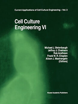 Livre Relié Cell Culture Engineering VI de 