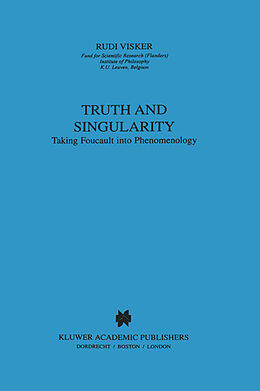 Livre Relié Truth and Singularity de Rudi Visker