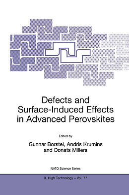 Kartonierter Einband Defects and Surface-Induced Effects in Advanced Perovskites von 