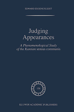Livre Relié Judging Appearances de E. E. Kleist