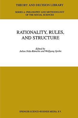 Livre Relié Rationality, Rules, and Structure de 
