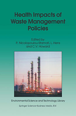 Fester Einband Health Impacts of Waste Management Policies von 