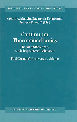 Fester Einband Continuum Thermomechanics von 