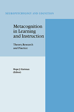 Fester Einband Metacognition in Learning and Instruction von 
