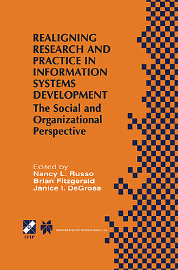 Livre Relié Realigning Research and Practice in Information Systems Development de 
